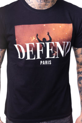 Defend Paris - ATTACK TEE - Triko - Černé - Image 2
