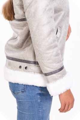 Alpha Industries - B3FL Wmn - Pasová bunda - Šedivobílá - Image 6