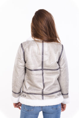 Alpha Industries - B3FL Wmn - Pasová bunda - Šedivobílá - Image 7