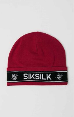 Sik Silk - Tape Beanie - Kulich - Červený - Image 3