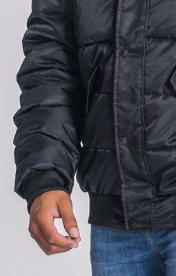 Gianni Kavanagh - Black Hooded Bomber Jacket - Image 6