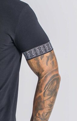 Gianni Kavanagh - Black Brooklyn GK elastic Tee - Image 4