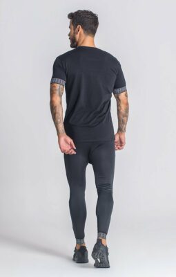 Gianni Kavanagh - Black Brooklyn GK elastic Tee - Image 5