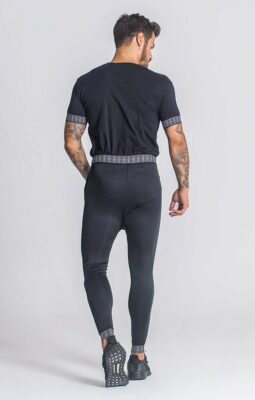 Gianni Kavanagh - Black Brooklyn GK elastic Tee - Image 6