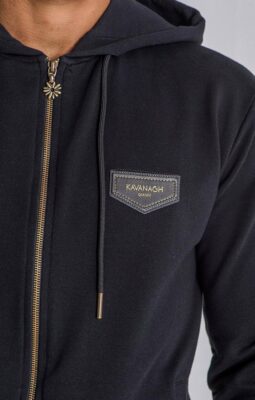 Gianni Kavanagh - Black Core Hoodie Jacket - Image 2