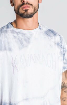 Gianni Kavanagh - Light Grey Dripping Ice Tie Dye Tee - Image 2
