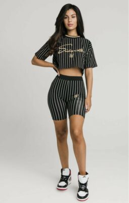 Sik Silk - Baseball Stripe Cycle Shorts - Image 3