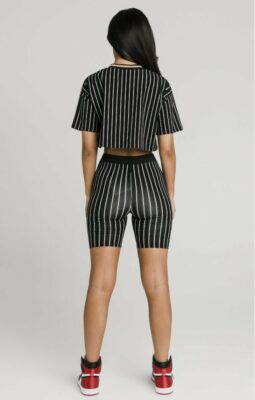 Sik Silk - Baseball Stripe Cycle Shorts - Image 4