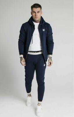 Sik Silk - Deluxe Zip Through Funnel Neck Hoodie - Image 3