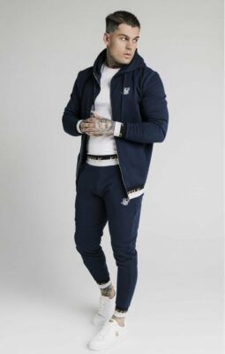 Sik Silk - Deluxe Zip Through Funnel Neck Hoodie - Image 4
