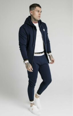 Sik Silk - Deluxe Zip Through Funnel Neck Hoodie - Image 5