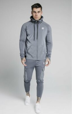 Sik Silk -  Adapt Crushed Nylon Zip Through - Image 5