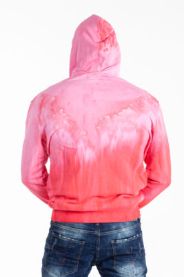 Sixth June - Washed Hoodie - Mikina - Růžová - Obrázek 3