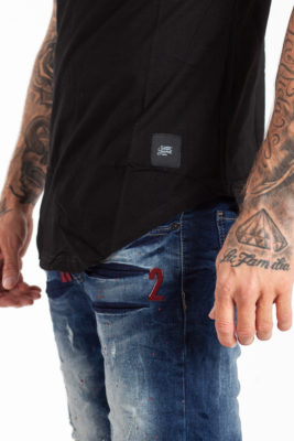 Sixth June - Rounded Bottom T-shirt - Triko - Černé - Image 2