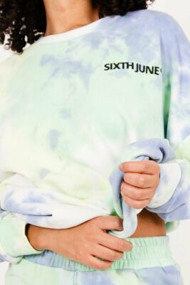 Sixth June - Tie and Dye Sweatshirt - Mikina - Zelená - Image 2