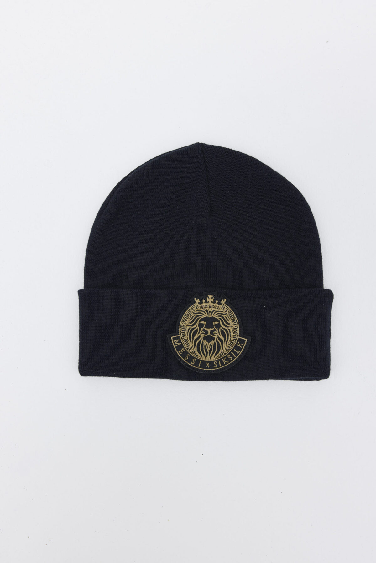 Messi x Sik Silk - Woven Badge Beanie - Kulich - Černý