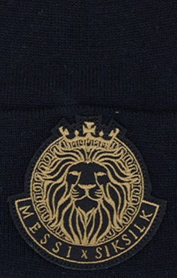 Messi x Sik Silk - Woven Badge Beanie - Kulich - Černý - Image 2