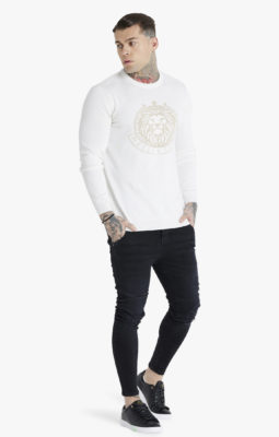 Messi x Sik Silk - Knit Lion Crew Sweat - Image 4