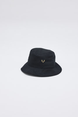 Messi x Sik Silk - Embroidered Logo Bucket Hat - Klobouk - Černý - Image 2
