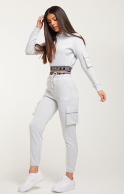 Sik Silk - Cargo Cropped Hoodie - Image 3