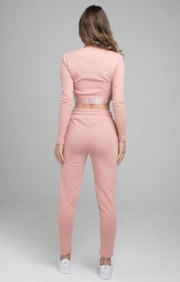 Sik Silk - High Waist Joggers - Tepláky - Růžové - Image 4