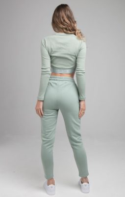 Sik Silk - High Waist Joggers - Tepláky - Zelené - Image 4
