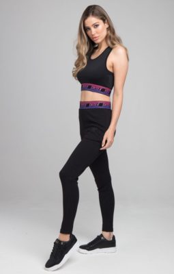 Sik Silk - Twilight Fade Track Pants - Tepláky - Černé - Image 3