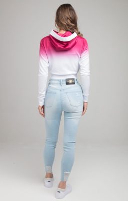 Sik Silk - High Fade Track Top - Mikina - Růžová - Image 4