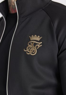 Messi x Sik Silk - Tape Funnel Zip Top - Mikina - Černá - Image 2