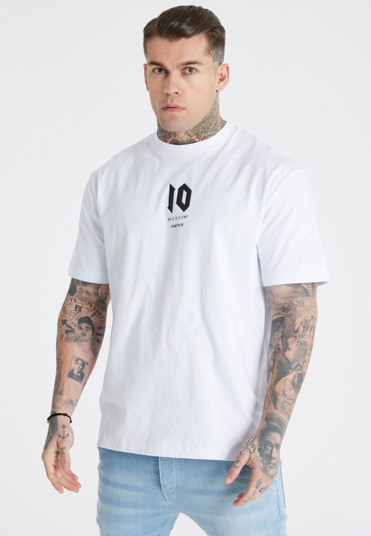 Messi x Sik Silk - Oversized Logo Tee