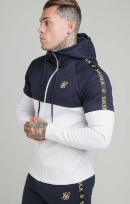 Sik Silk - Tape Zip Through Hoodie And Joggers Set - Image 2