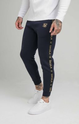 Sik Silk - Tape Zip Through Hoodie And Joggers Set - Image 3