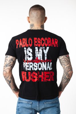 De Puta Madre - Escobar Is My Pusher - Triko - Černé - Obrázek 3