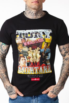 De Puta Madre - Tony Montana - Triko - Černé - Image 2