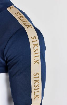 Sik Silk - Crest Navy Track Jacket - Image 3