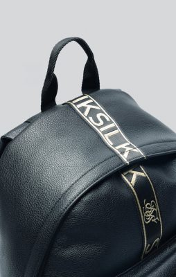Sik Silk - Black PU Taped Backpack - Image 3