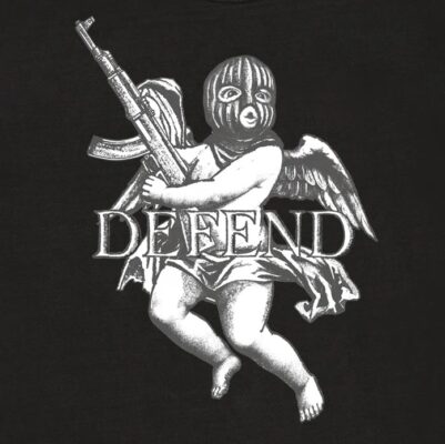 Defend Paris - MAFIA - Triko s grafikou - Černé - Image 2